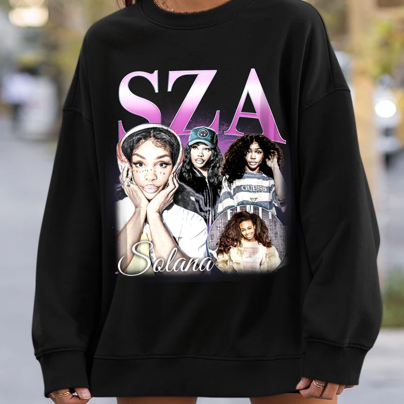 SZA Printed Graphic Sweatshirt