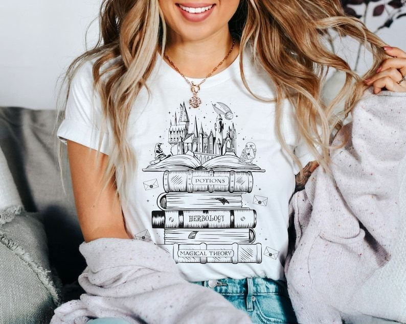 Wizard Castle Book Bookish Reading T-shirt