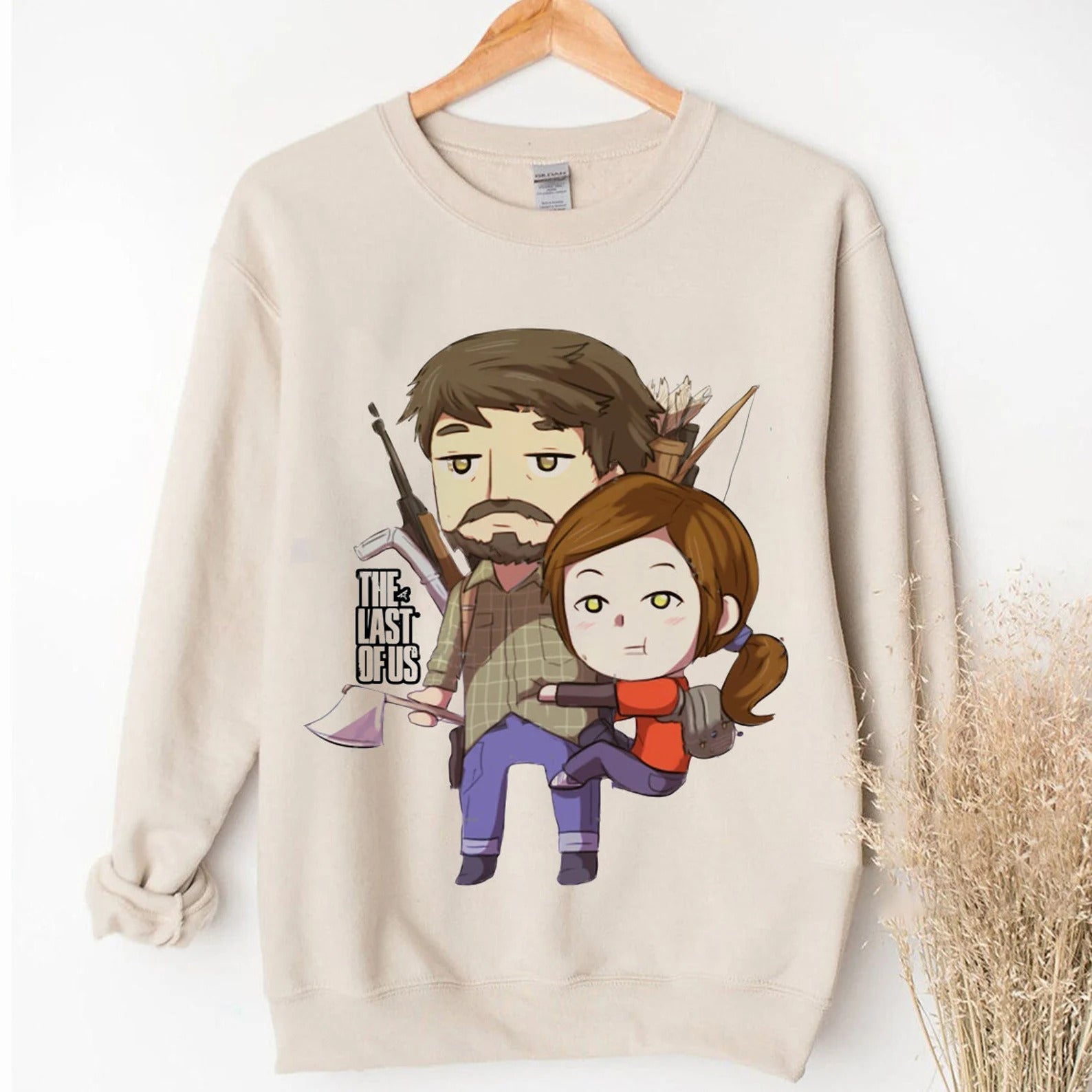 The Last of Us Ellie and Joel Family Cartoon Vintage Shirt