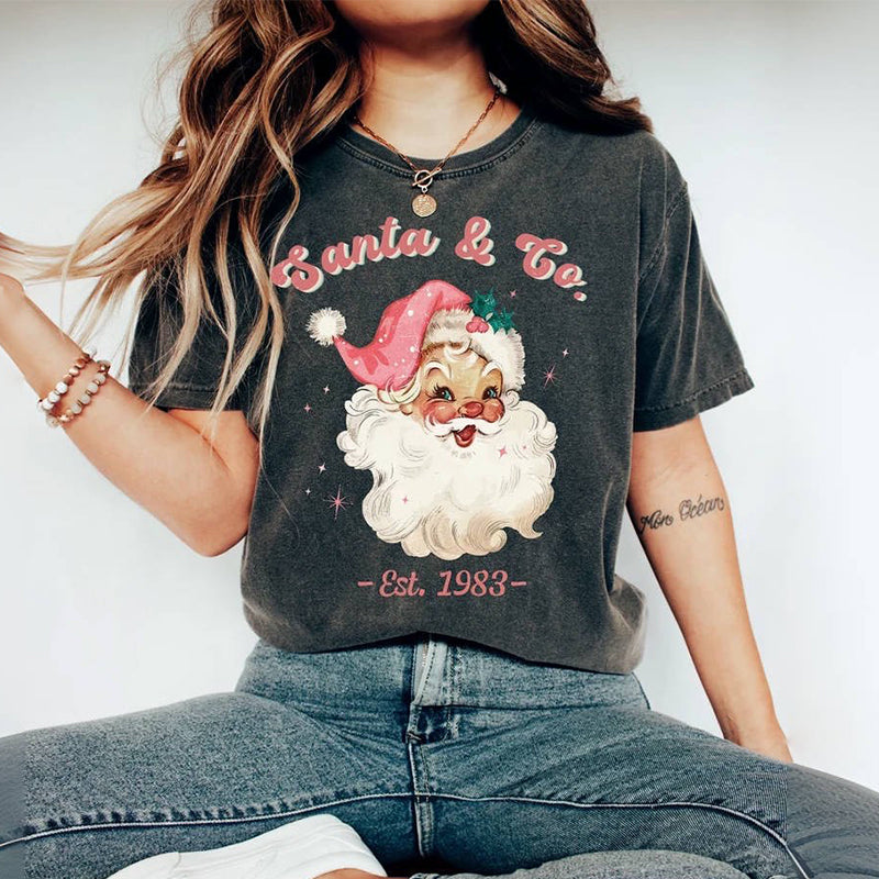 Santa & Co. Retro Christmas T-shirt