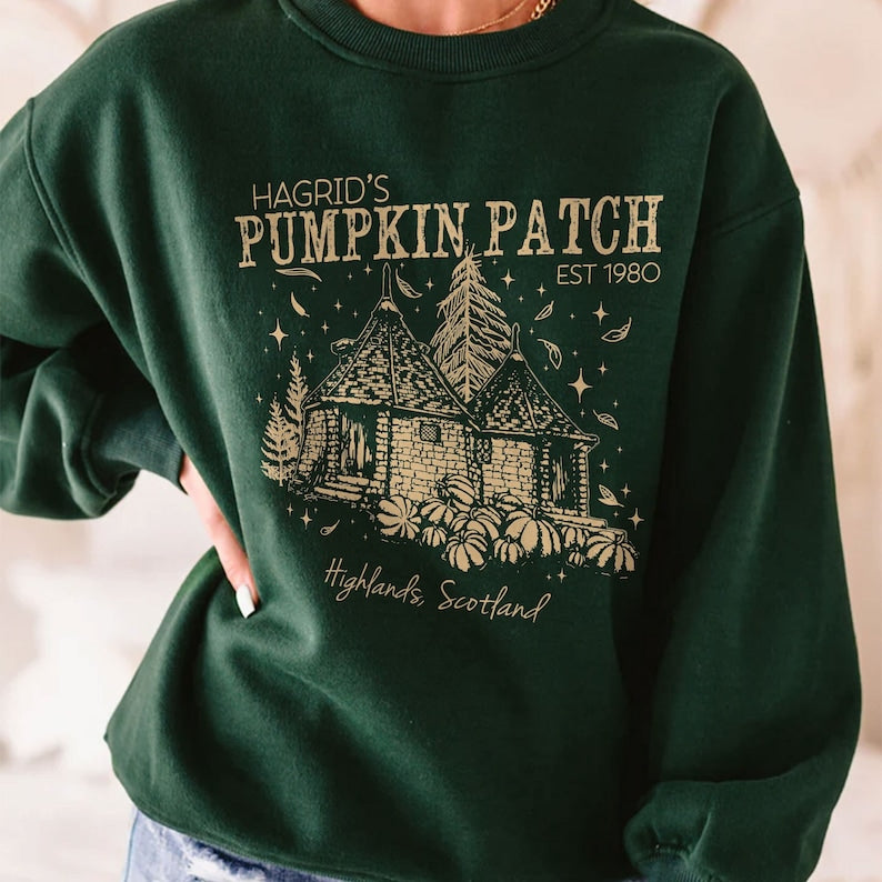 Hagrid's Pumpkin Patch Wizard Crewneck Sweatshirt
