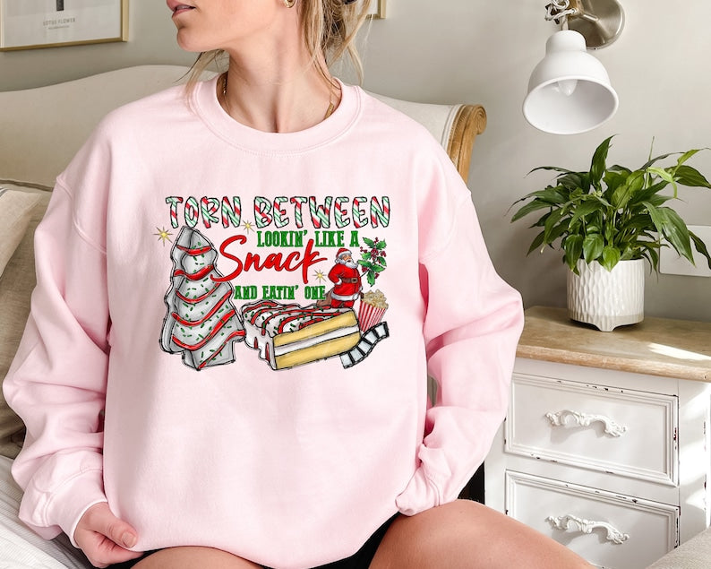 Funny Christmas Torn Between Sweatshirt