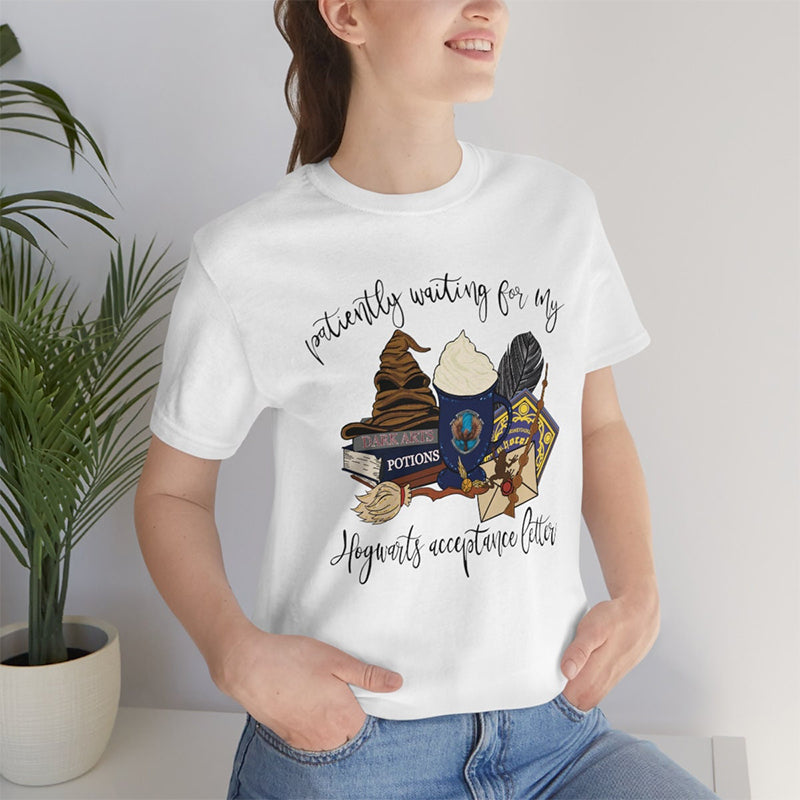 Hogwarts Magical School Cartoon Print T-shirt