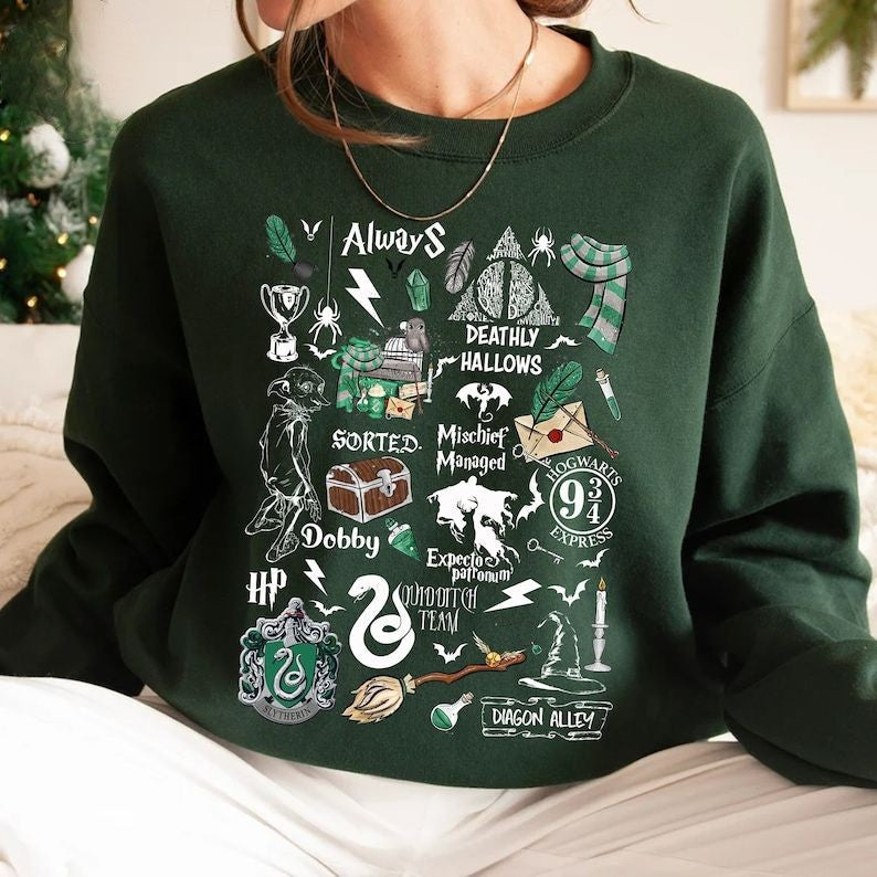 Hogwarts House Magic World Sweatshirt